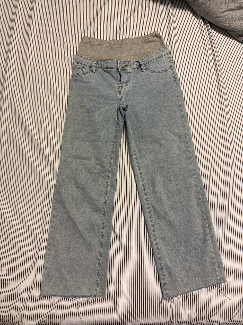 Maternity Jeans with Belly Panel